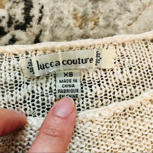 Lucca Couture Distressed Sweater - Picture 3 of 5